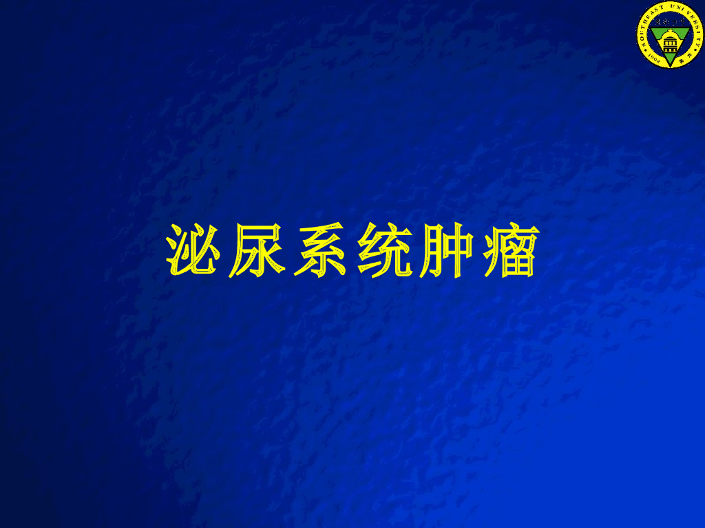 《放射诊断学》演示文稿-泌尿系肿瘤实习课