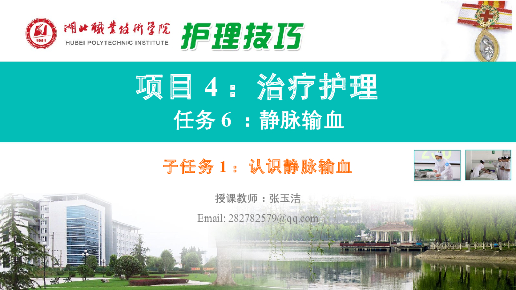 《护理技巧》演示文稿-子任务一 认识静脉输血