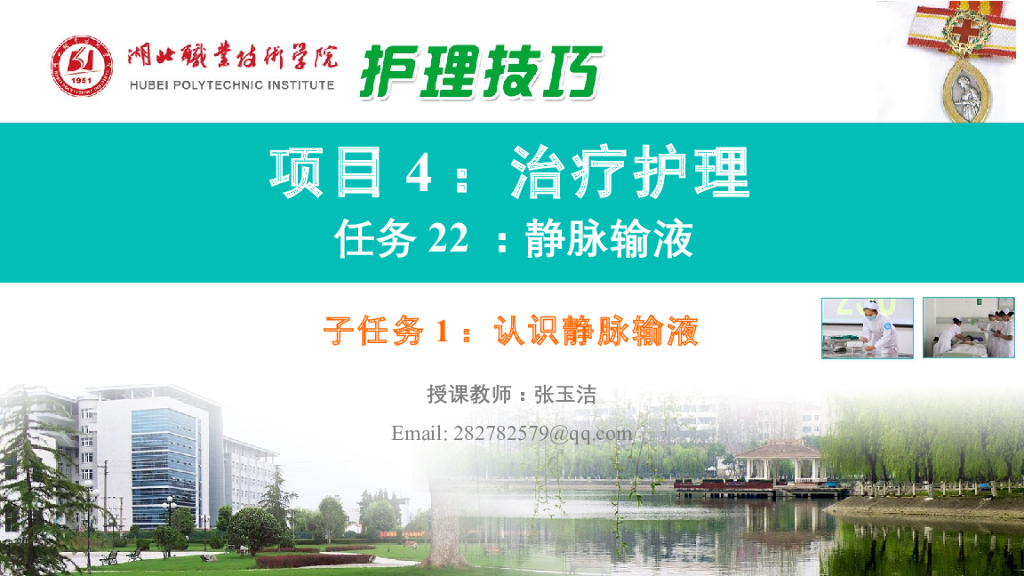 《护理技巧》演示文稿-子任务一 认识静脉输液