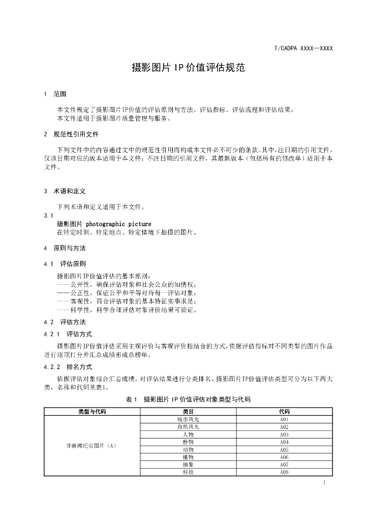  标准预览