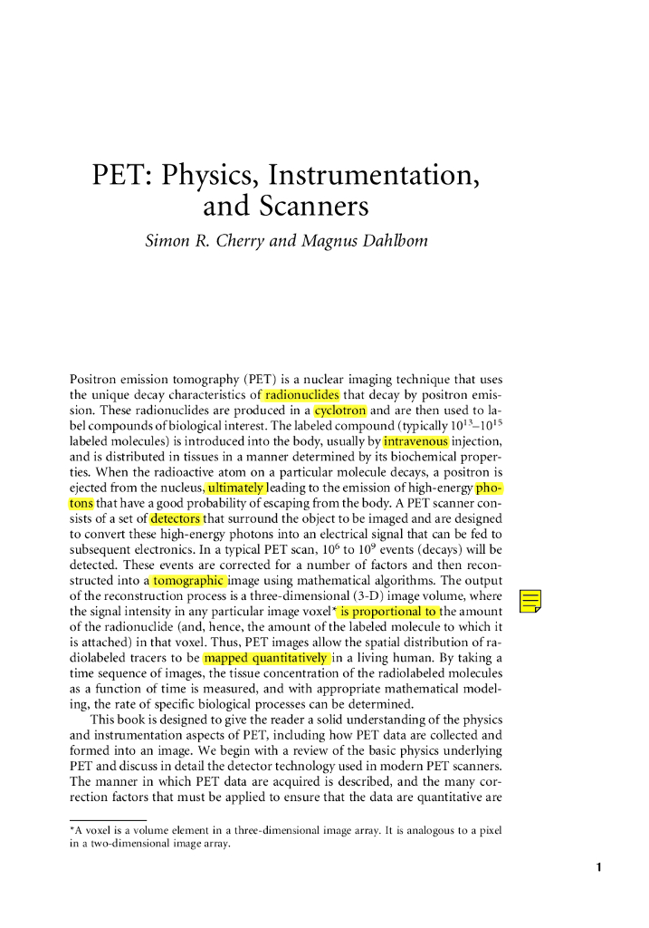 《现代医学成像技术》电子教材-PET物理基础
