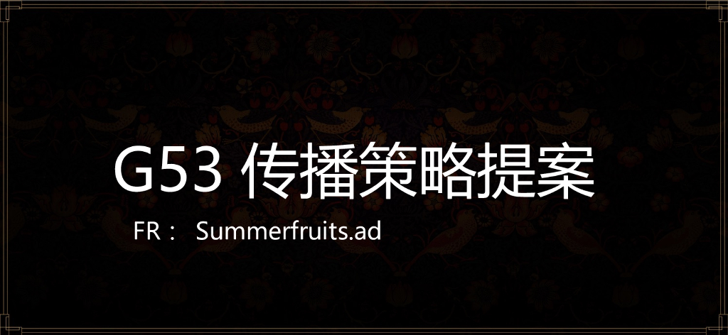 五矿地产g53项目传播策略报告