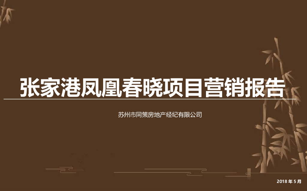同策-苏州凤凰春晓项目营销提报