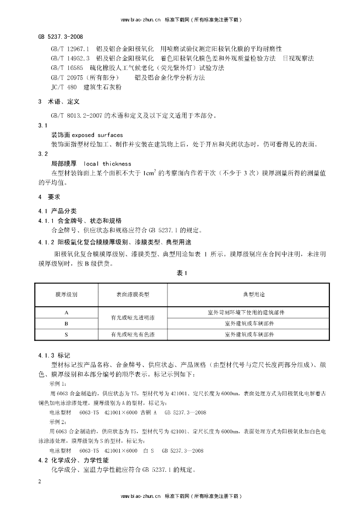 GB/T 5237.3-2008 标准预览