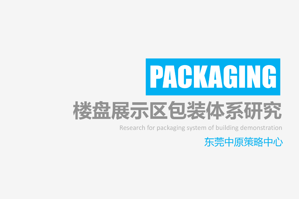 中原策略中心_楼盘展示区包装体系研究