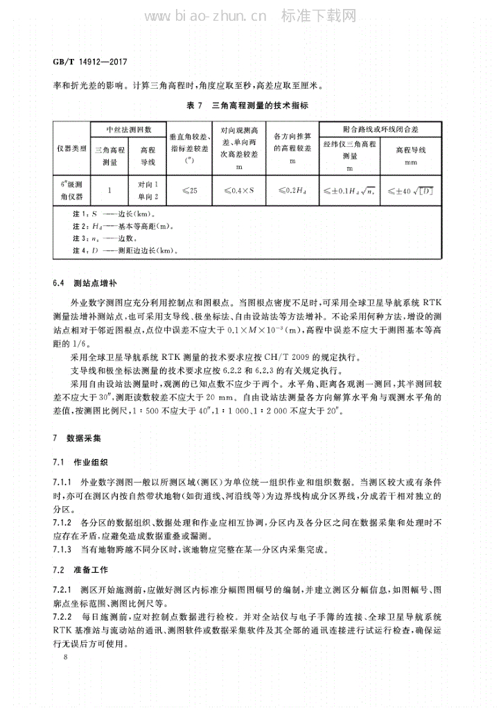 GB/T 14912-2017 标准预览