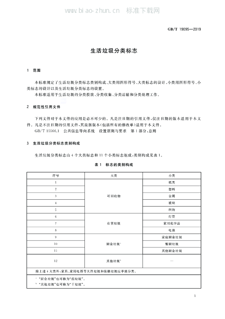 GB/T 19095-2019 标准预览