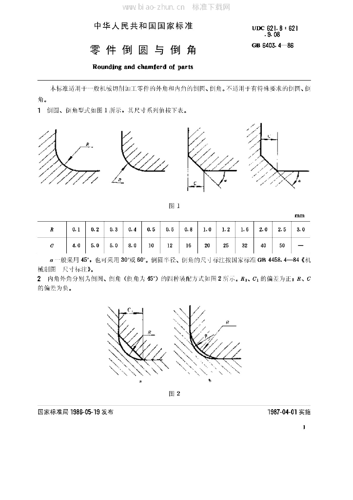 GB 6403.4-1986 标准预览