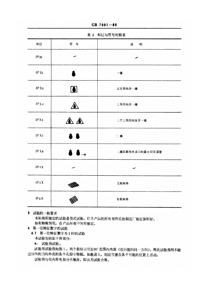 GB 7001-1986 标准预览