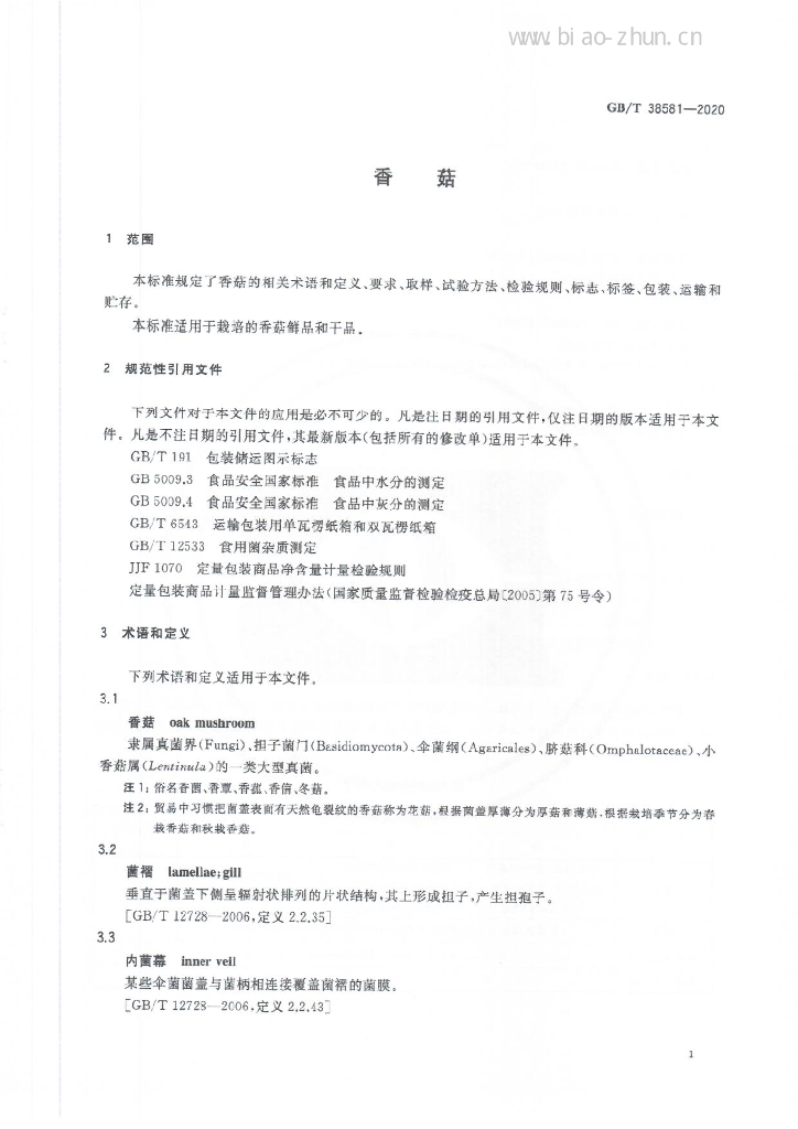 GB/T 38581-2020 标准预览