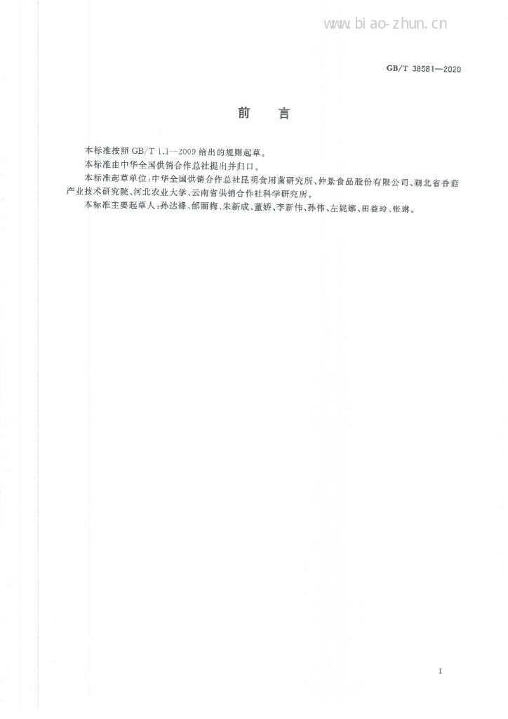 GB/T 38581-2020 标准预览