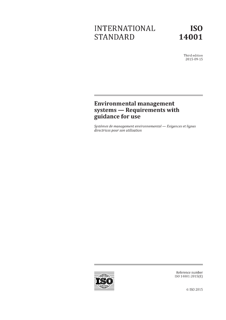 ISO 14001:2015 环境因素识别与评价控制程序（英文版）