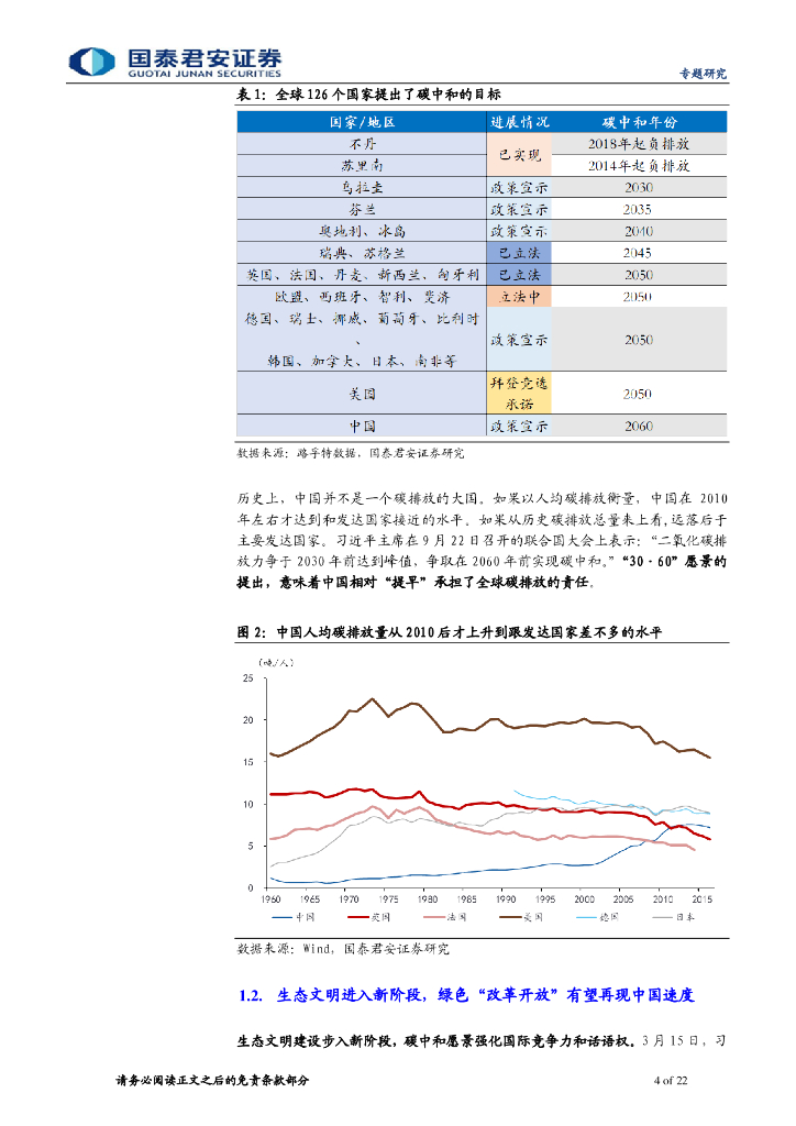 国泰君安：碳中和系列报告（一）碳中和投资链，供给侧、新能源、低碳排_第4页