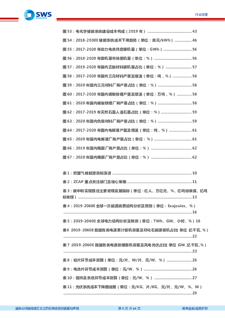 申万宏源：电力设备及新能源行业碳中和投资策略报告：风电光伏推动能源结构转型，新能车助力消费侧减碳_第6页