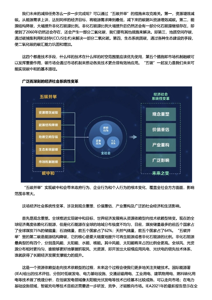 贺克斌：“碳中和，未来之变”演讲实录_第6页