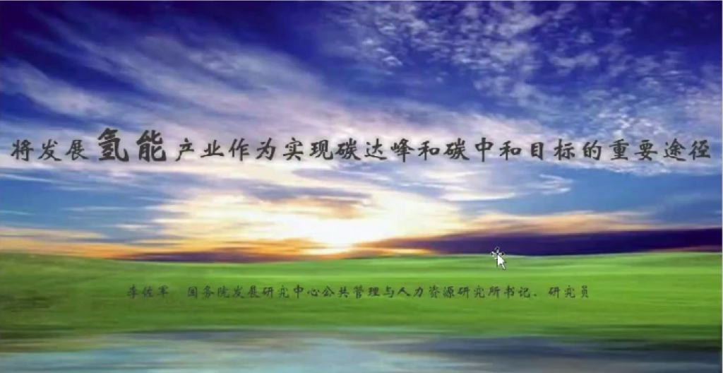 国务院发展研究中心：将发展氢能产业作为实现碳达峰<em>碳中和</em>目标的重要途径 海报