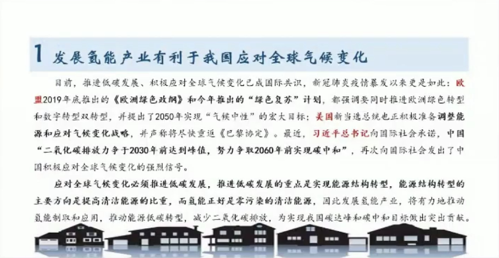 国务院发展研究中心：将发展氢能产业作为实现碳达峰碳中和目标的重要途径_第6页