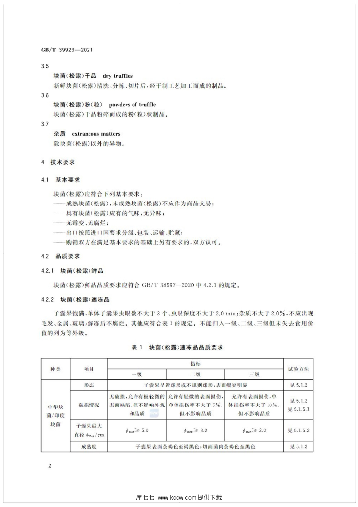 GB/T 39923-2021 标准预览