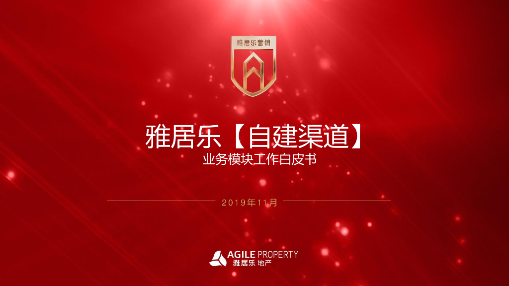 雅居乐自建渠道业务模块工作白皮书