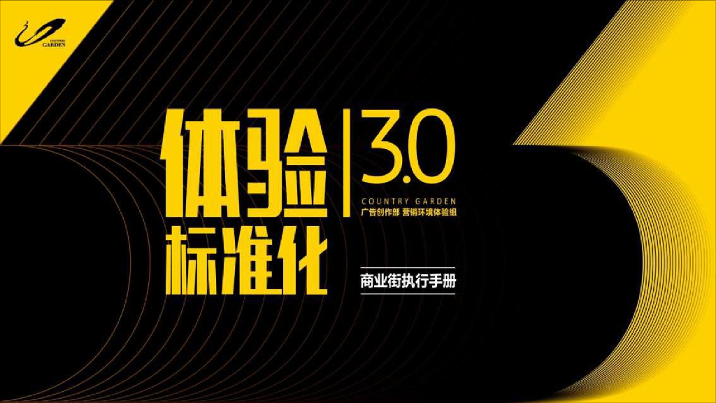 碧桂园体验标准化3.0示范区商业街执行手册
