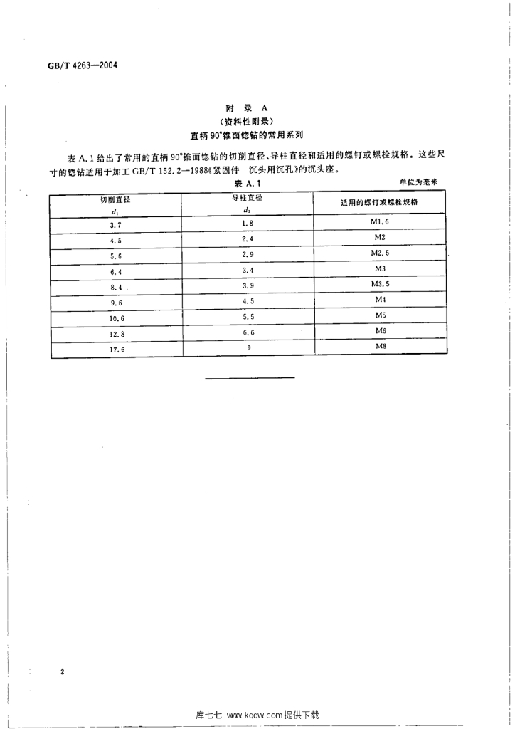 GB/T 4263-2004 标准预览