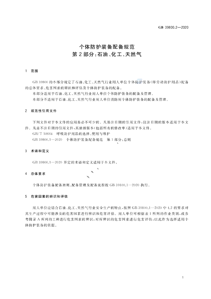 GB 39800.2-2020 标准预览