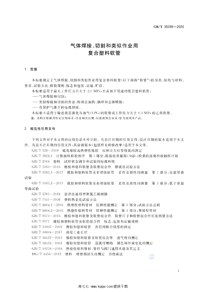 GB/T 39389-2020 标准预览