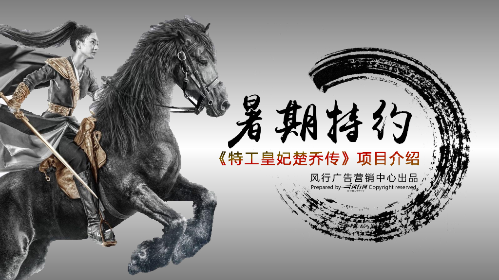 风行《特工皇妃楚乔传》电视剧营销通案招商介绍