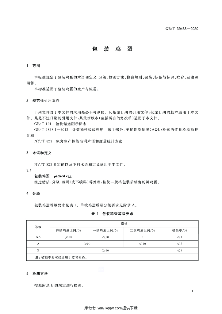 GB/T 39438-2020 标准预览