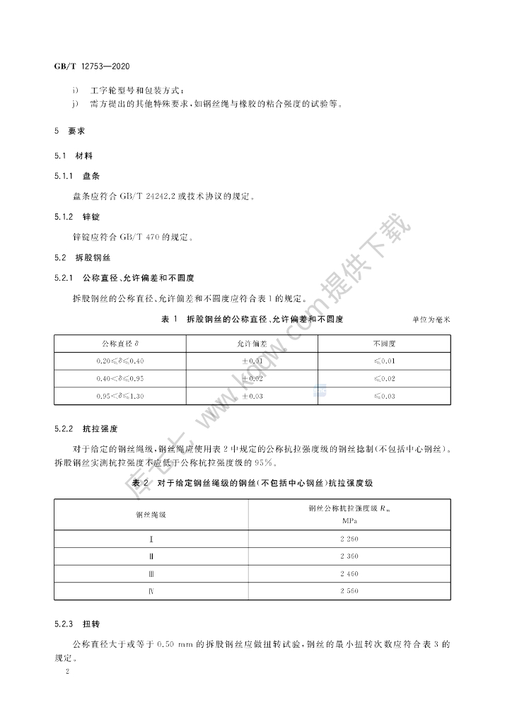 GB/T 12753-2020 标准预览