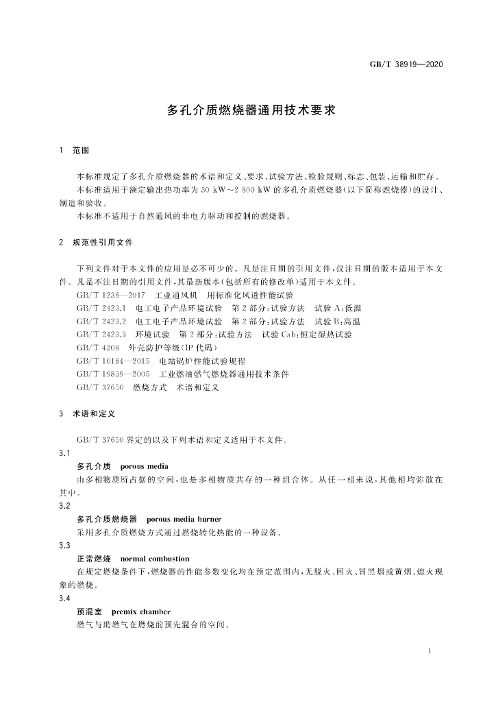 GB/T 38919-2020 标准预览