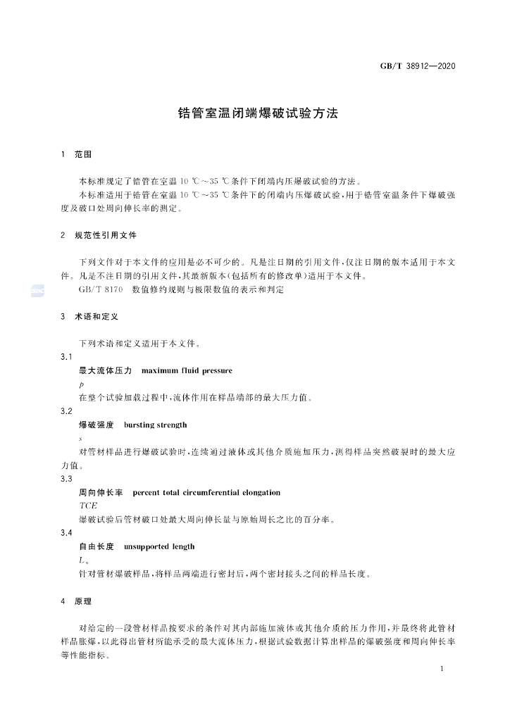 GB/T 38912-2020 标准预览