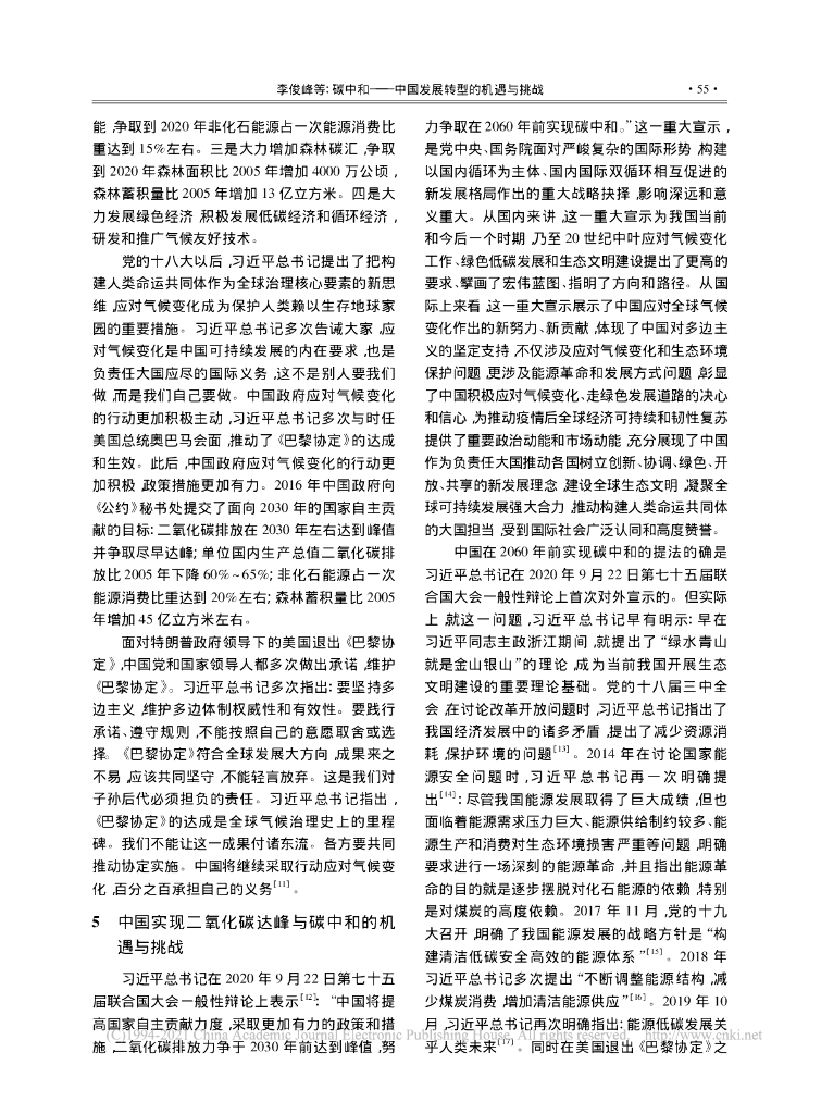 碳中和-中国发展转型的机遇与挑战_第6页
