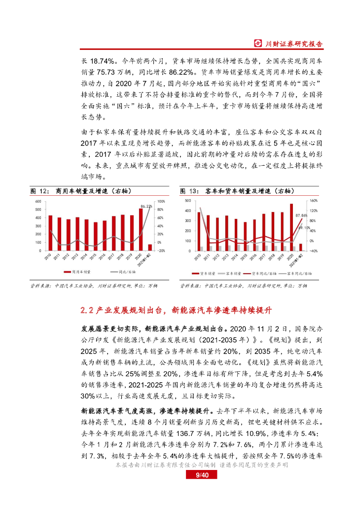 川财证券：新能源汽车行业2021年二季度策略报告-顺势而为，把握“碳中和”机遇_第9页