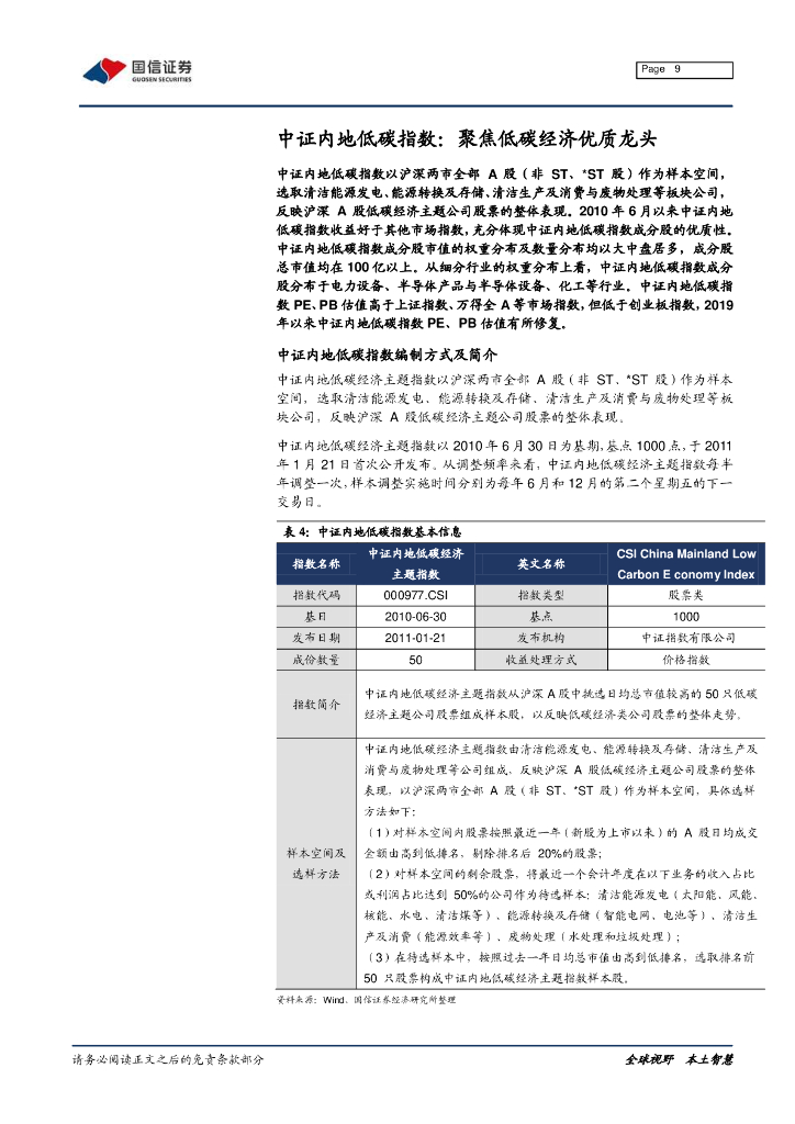 国信证券：投资全球性产业大趋势-易方达碳中和50ETF投资价值分析_第9页