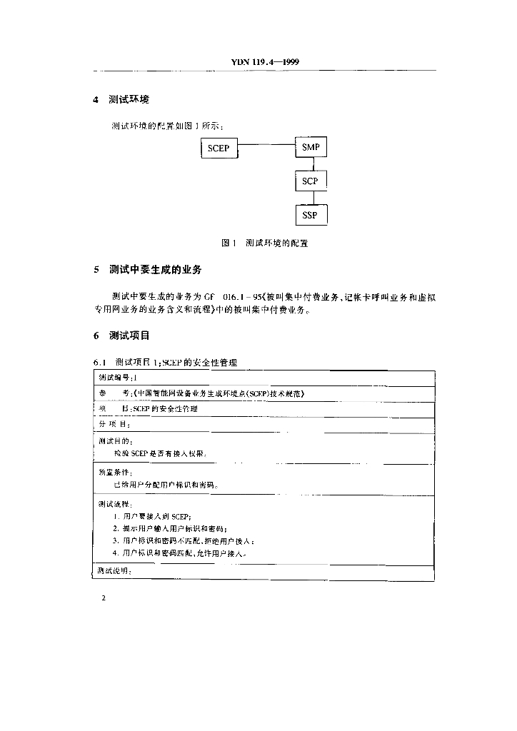 YDN 119.4-1999 标准预览