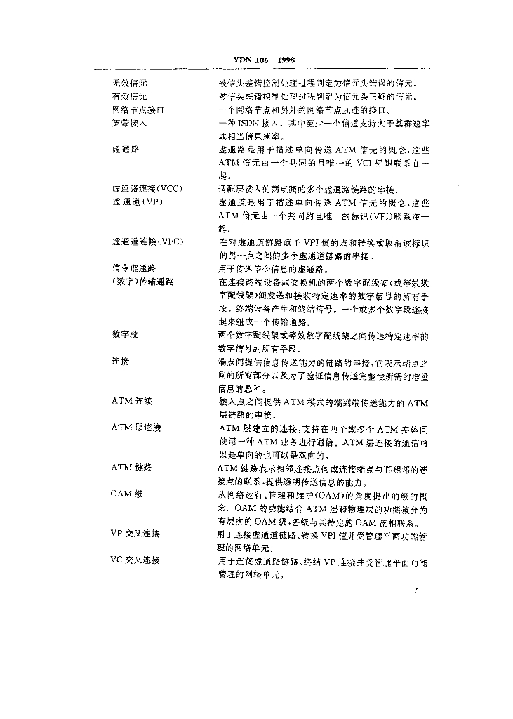 YDN 106-1998 标准预览