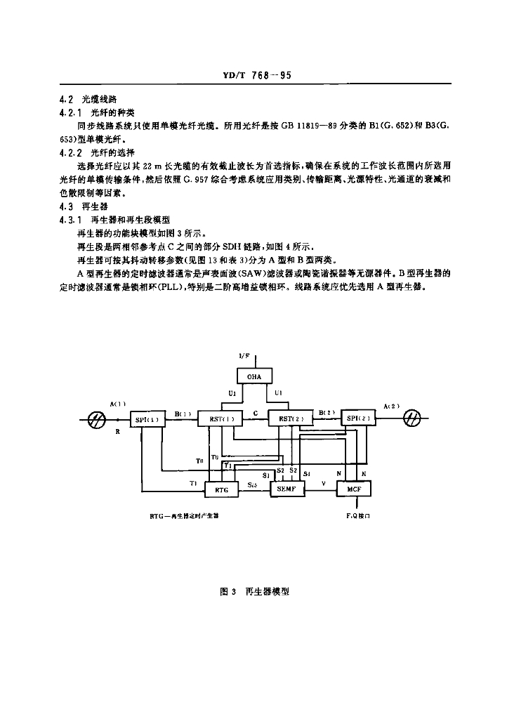 YD/T 768-1995 标准预览