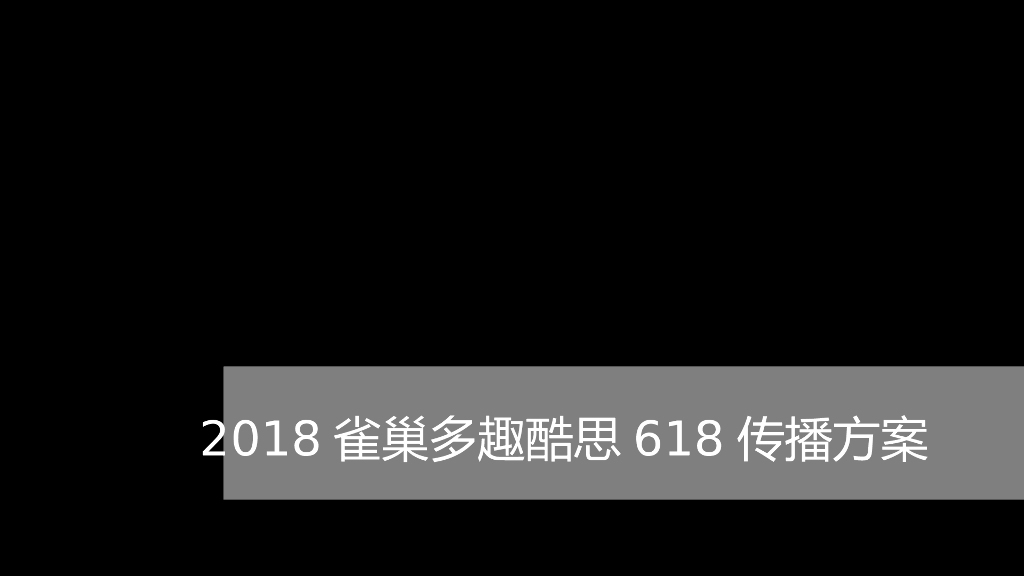 2018年雀巢多趣酷思618品牌传播方案