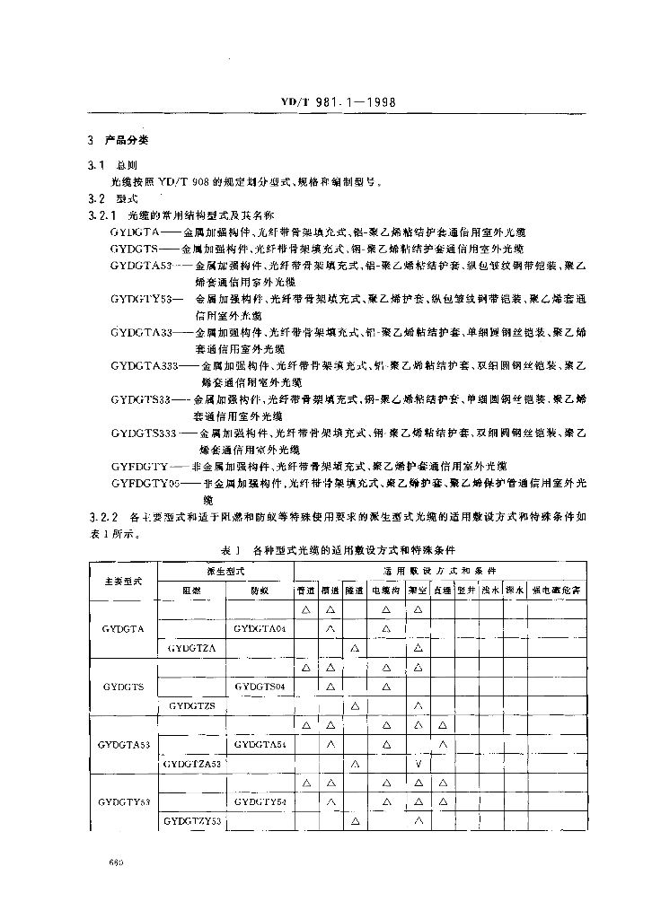 YD/T 981.1-1998 标准预览