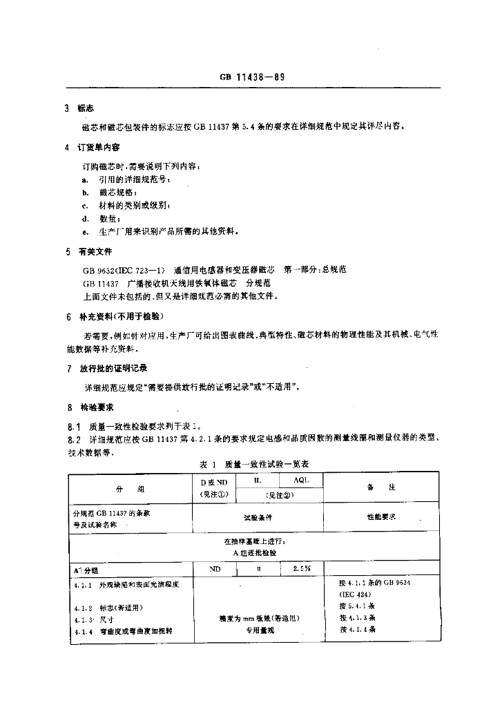 GB 11438-1989 标准预览