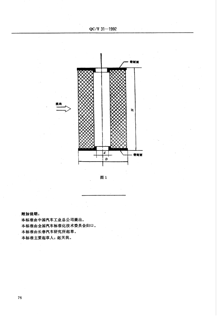 QC/T 31-1992 标准预览