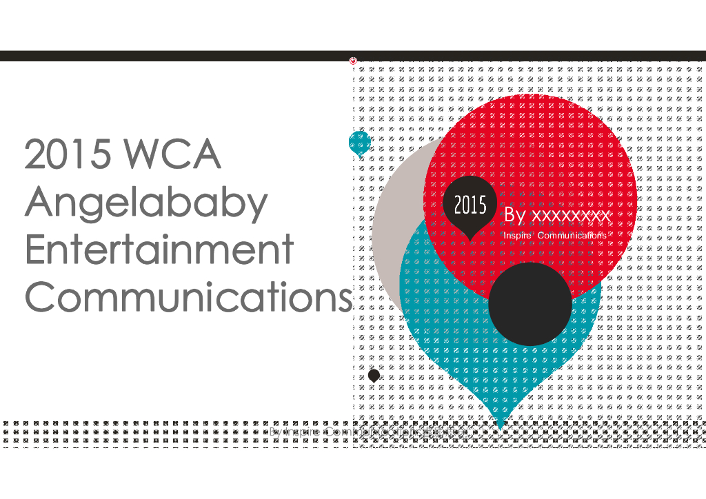 WCA Angelababy 专项娱乐营销提案