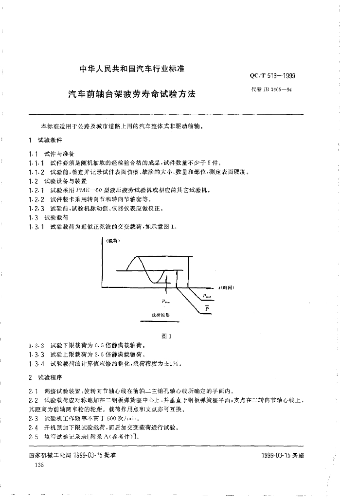 QC/T 513-1999 标准预览
