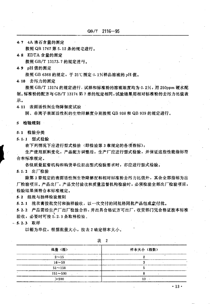 Q8/T 2116-1995 标准预览