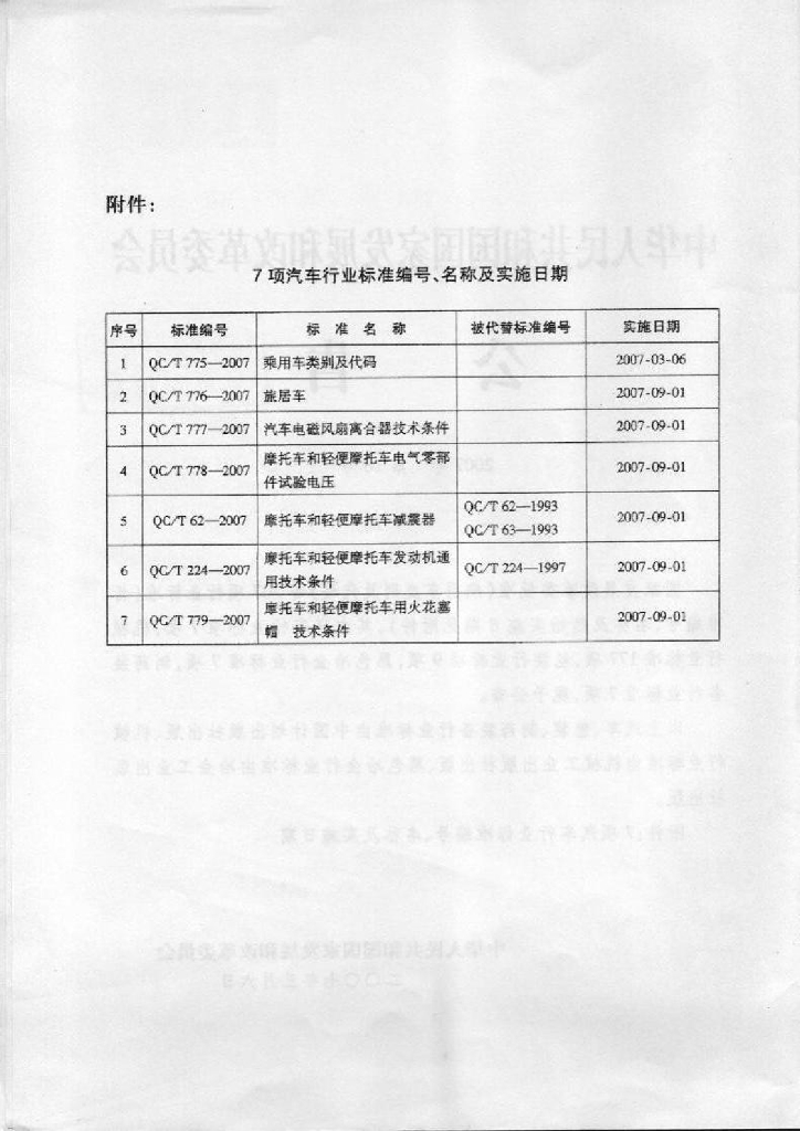 QC/T 779-2007 标准预览