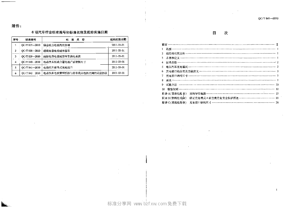 QC/T 841-2010 标准预览