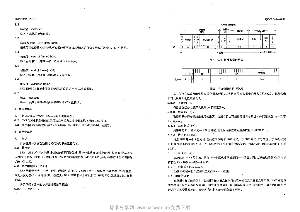 QC/T 842-2010 标准预览