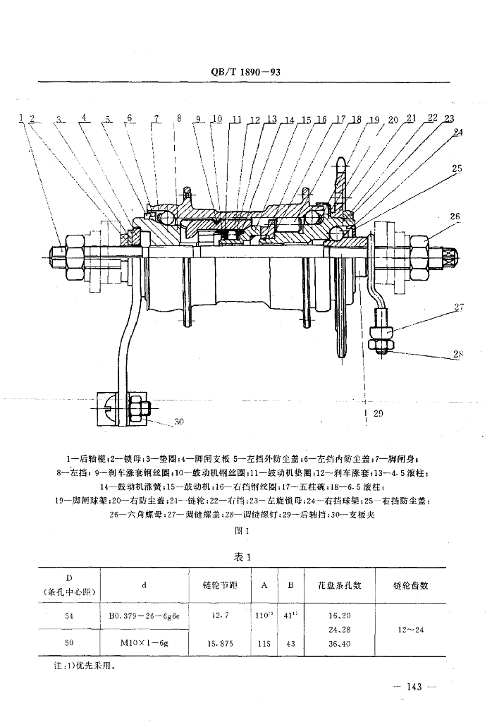 QB/T 1890-1993 标准预览
