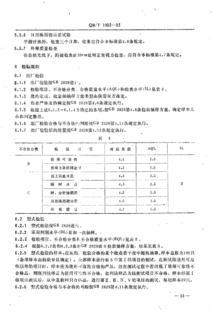QB/T 1903-1993 标准预览